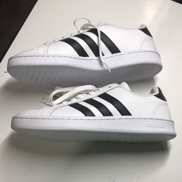 NWT Adidas Grand Court white sneakers size 8 - Picture 3 of 8